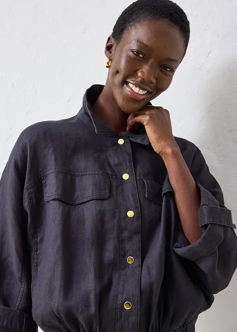 Blouson aus reinem Leinen, bonprix