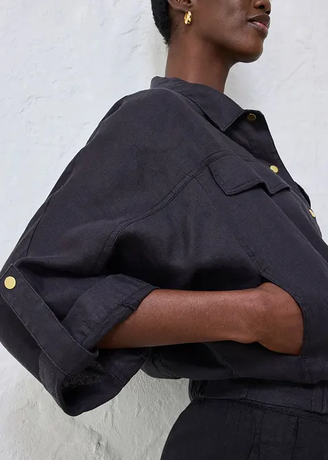 Blouson aus reinem Leinen, bonprix