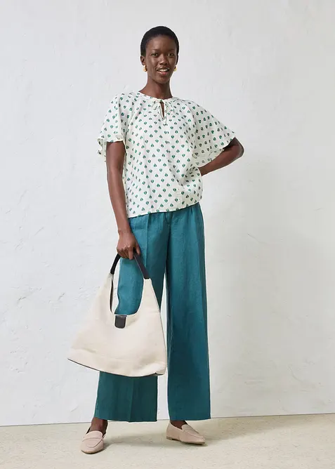 Blouse 100% lin, bonprix