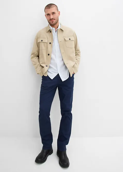 Hemd aus Baumwoll-Seersucker, Regular Fit, bonprix