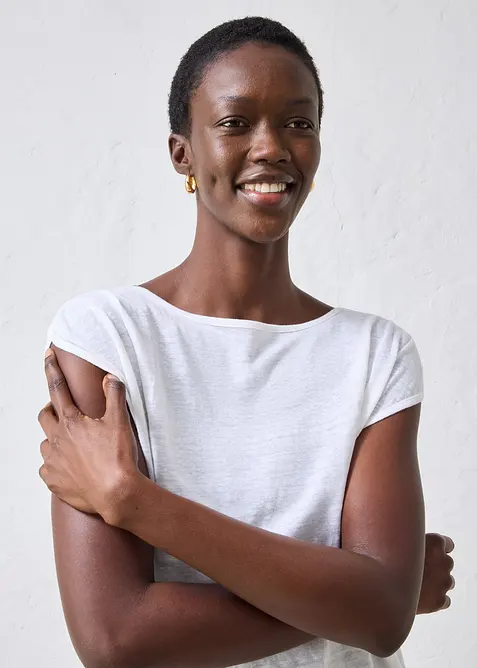 Shirt aus reinem Leinen, bonprix