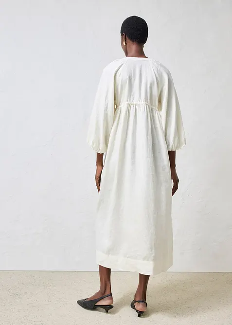 Maxikleid aus reinem Leinen, bonprix