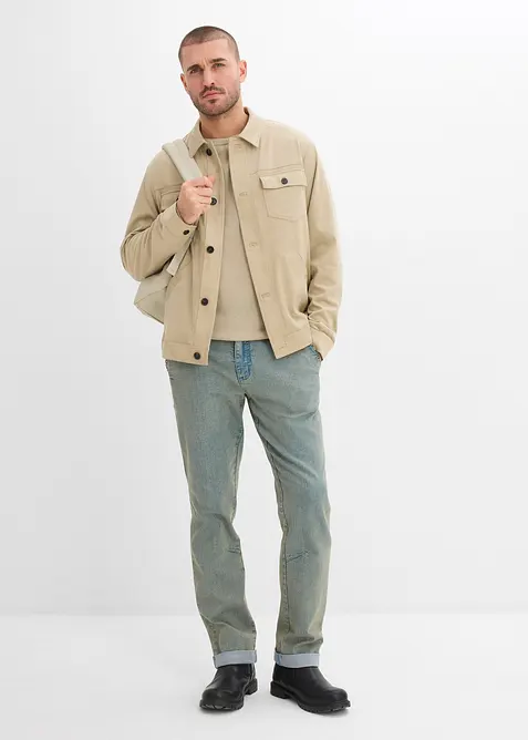 Velourslederimitat-Jacke, bonprix