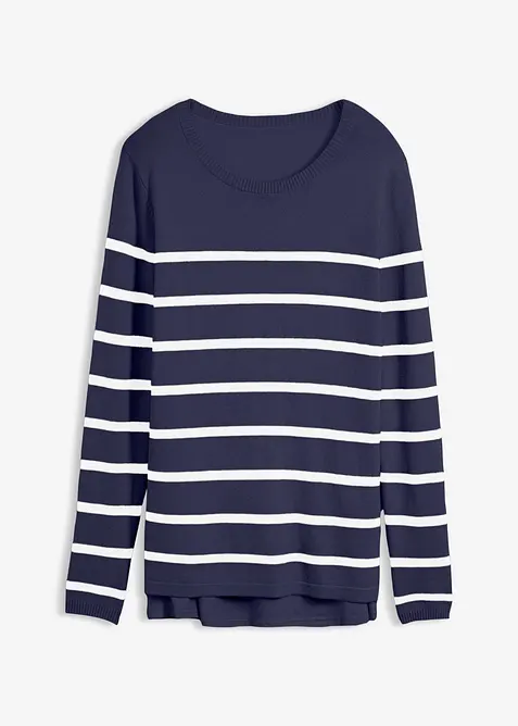 2-in-1 leichter Umstands- und Stillpullover, bonprix