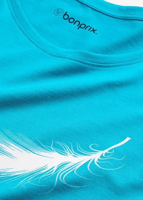 Chemise de nuit courte 100% coton, bonprix