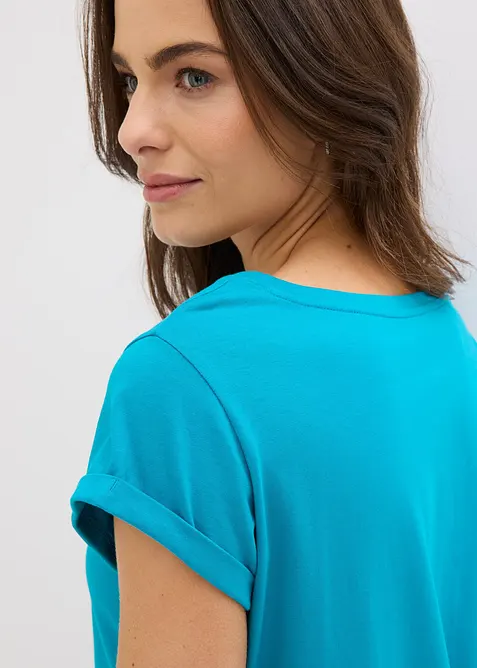 Kurzes Nachthemd aus reiner Bio-Baumwolle, bonprix