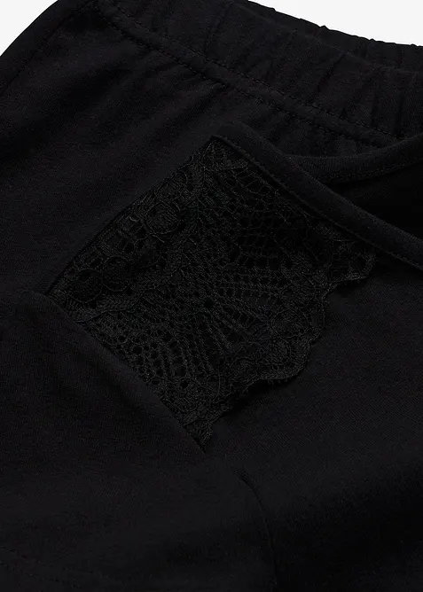 Capri Pyjama mit weiter Culotte, bonprix