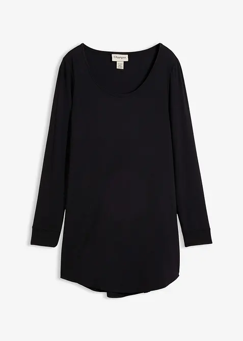 Viskose Longshirt, Langarm, bonprix