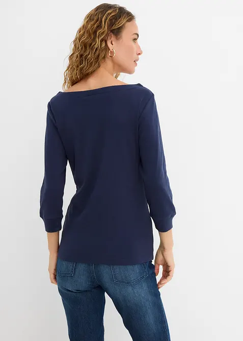 Langarmshirt aus reiner Bio-Baumwolle, bonprix