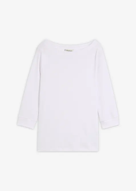 Langarmshirt aus reiner Bio-Baumwolle, bonprix
