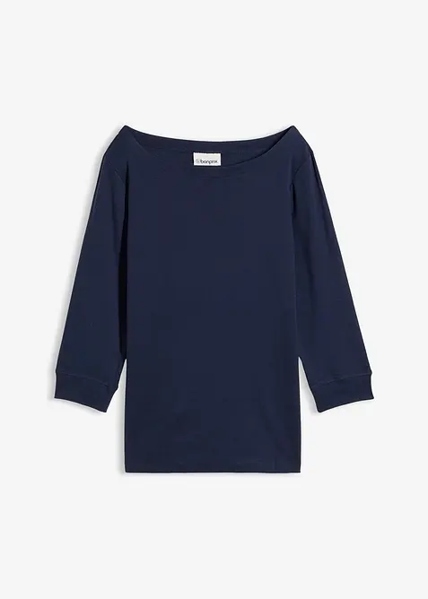 Langarmshirt aus reiner Bio-Baumwolle, bonprix