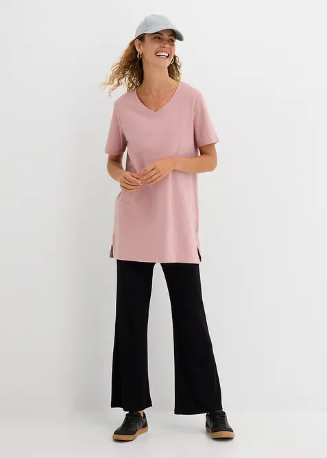 Longshirt mit V-Ausschnitt (2er Pack), bonprix