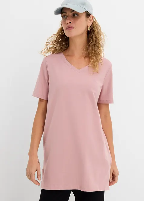 Longshirt mit V-Ausschnitt (2er Pack), bonprix