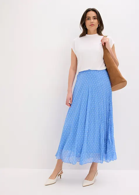 Chiffon-Rock in Crash-Optik, bonprix