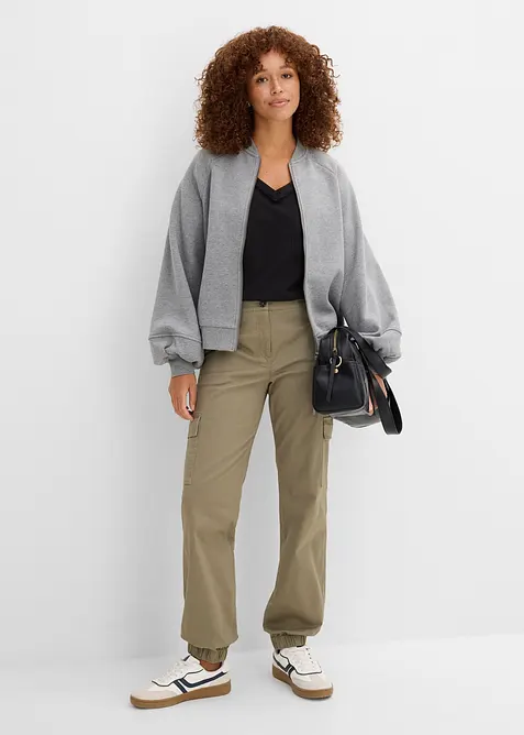 Cargo-Hose aus Baumwolle mit Stretch, bonprix