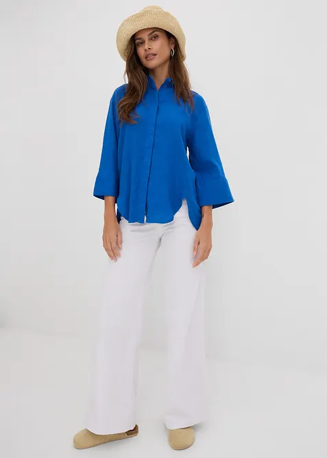 Jean large taille mi-haute, extensible, bonprix