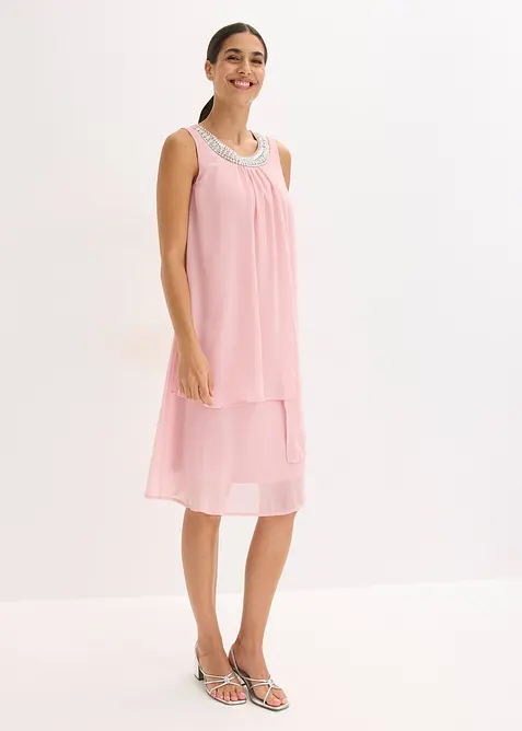 Robe de qualit&eacute; avec application, bonprix