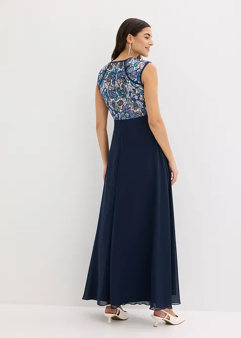 Robe midi avec dentelle, bonprix