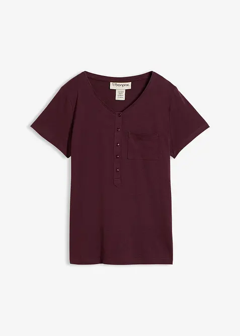 T-shirt en coton et viscose, bonprix