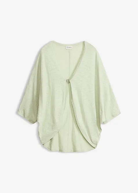 Gilet en fine maille 100% coton, bonprix