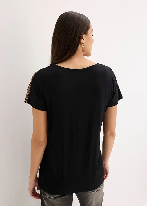 T-shirt doux en viscose extensible, bonprix