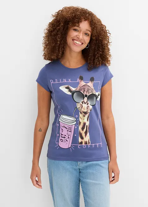 T-Shirt aus reiner Baumwolle, bonprix