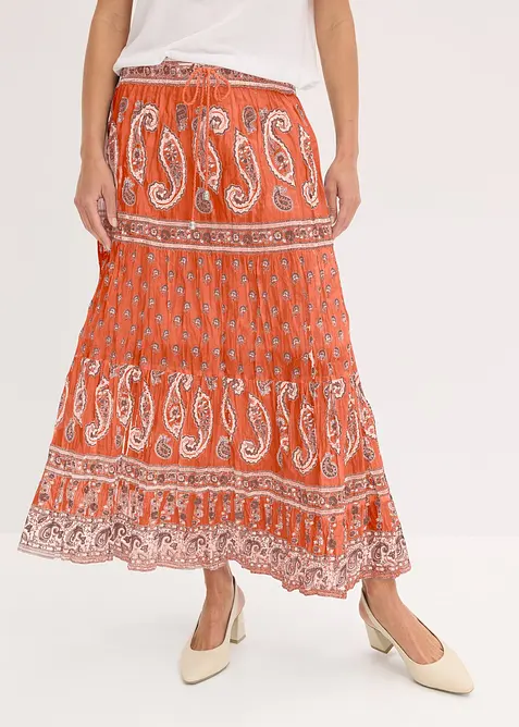 Maxirock  aus reiner Baumwolle, bonprix