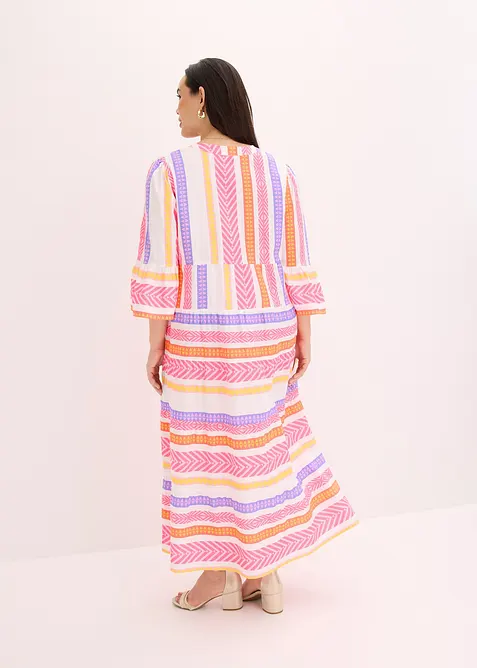 Maxikleid aus flie&szlig;ender Viskose, bonprix