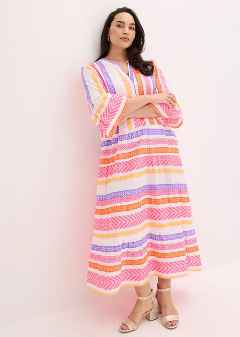 Maxikleid aus flie&szlig;ender Viskose, bonprix