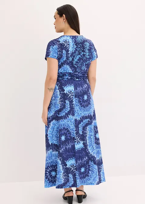 Robe longue en jersey imprim&eacute;, bonprix