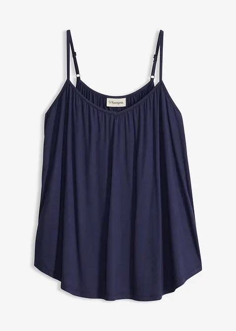 Spaghettitr&auml;ger-Top aus flie&szlig;ender Viskose, bonprix