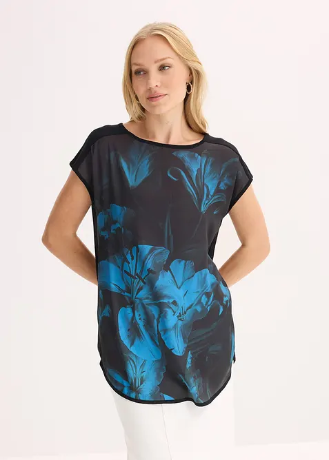 Bedrucktes Shirt aus softem Viskose-Mix, bonprix