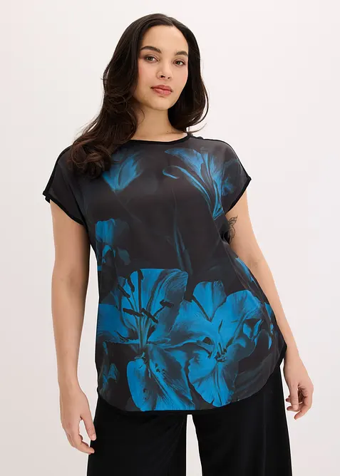 Bedrucktes Shirt aus softem Viskose-Mix, bonprix