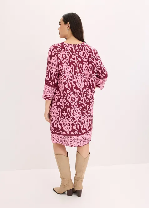 Tunika-Kleid aus flie&szlig;ender Viskose, bonprix