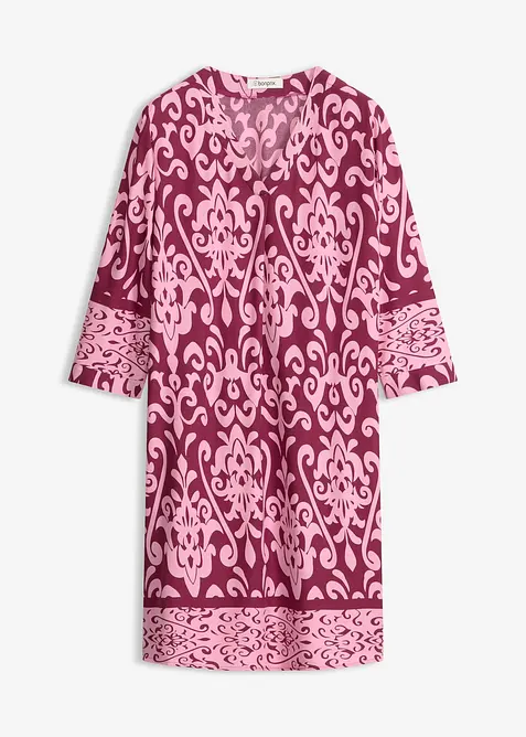 Tunika-Kleid aus flie&szlig;ender Viskose, bonprix