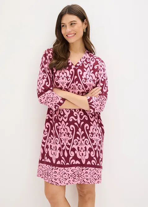 Tunika-Kleid aus flie&szlig;ender Viskose, bonprix