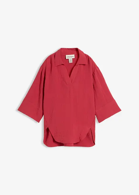 Hemdblusenkleid aus griffigem Popeline, bonprix