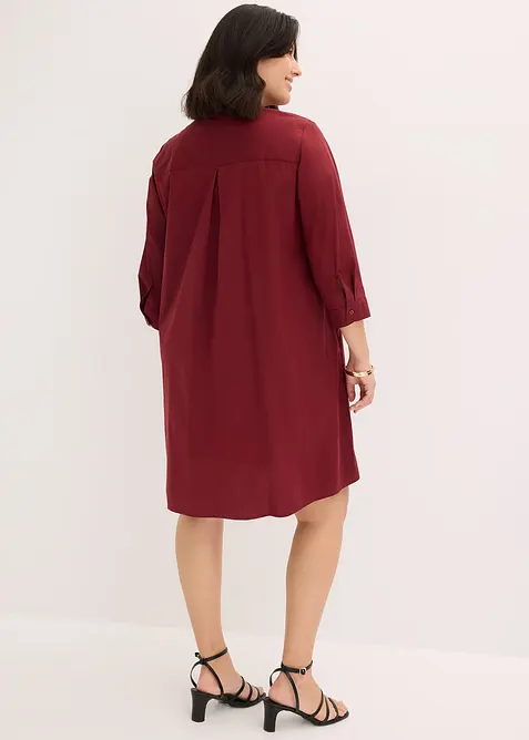 Hemdblusenkleid aus griffigem Popeline, bonprix