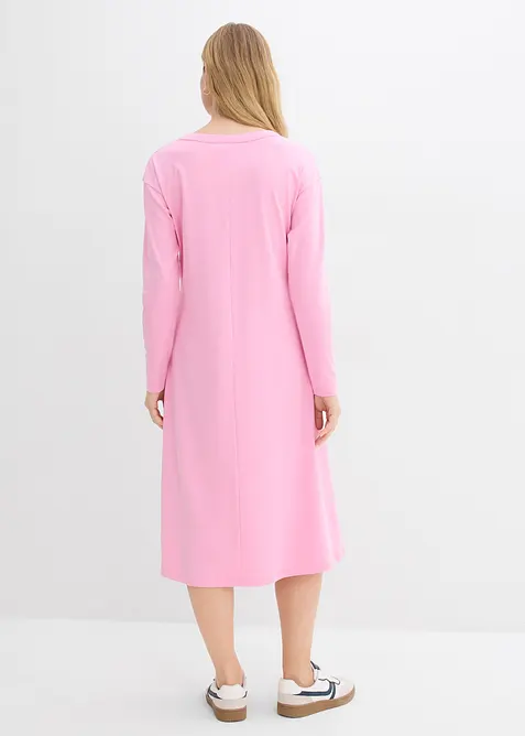 Jerseykleid aus reiner schwerer Bio-Baumwolle, bonprix