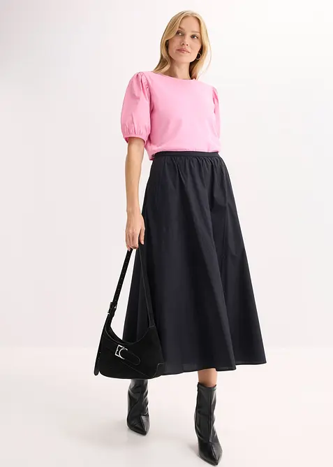 Shirt mit Ballon&auml;rmeln, bonprix