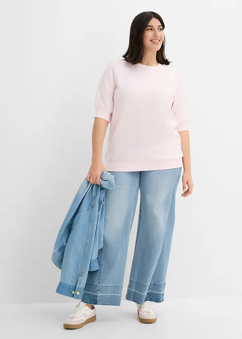 T-shirt ample en mati&egrave;re n&eacute;opr&egrave;ne, bonprix