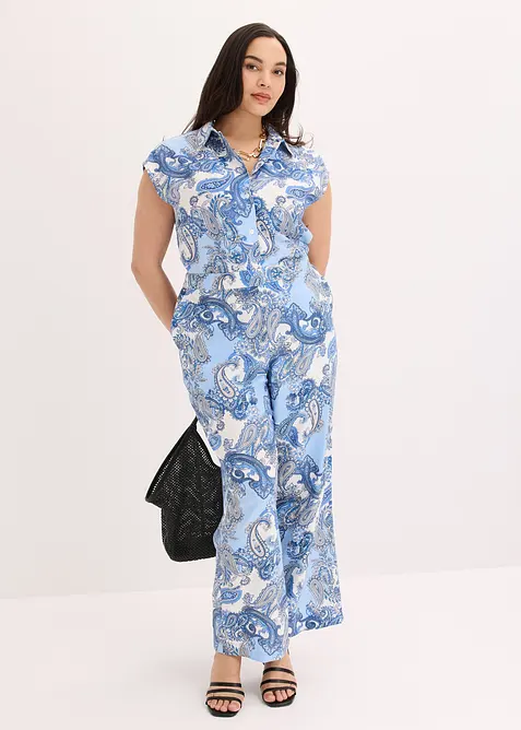 bedruckte Hose aus flie&szlig;ender Viskose, bonprix