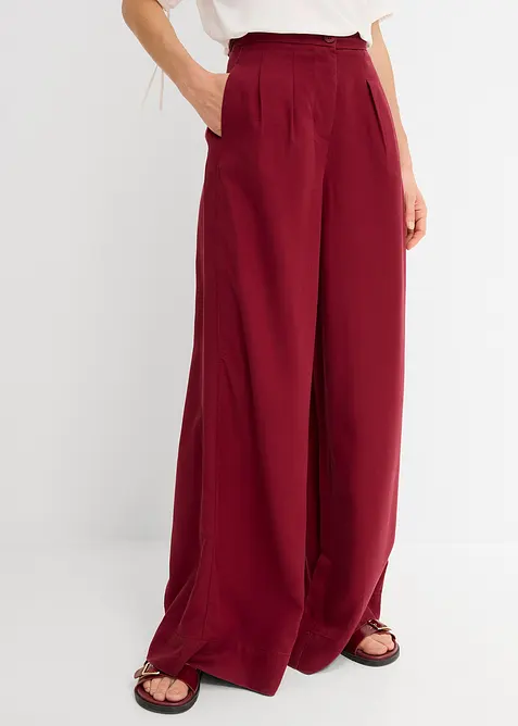 Bundfaltenhose aus flie&szlig;endem Lyocell, bonprix