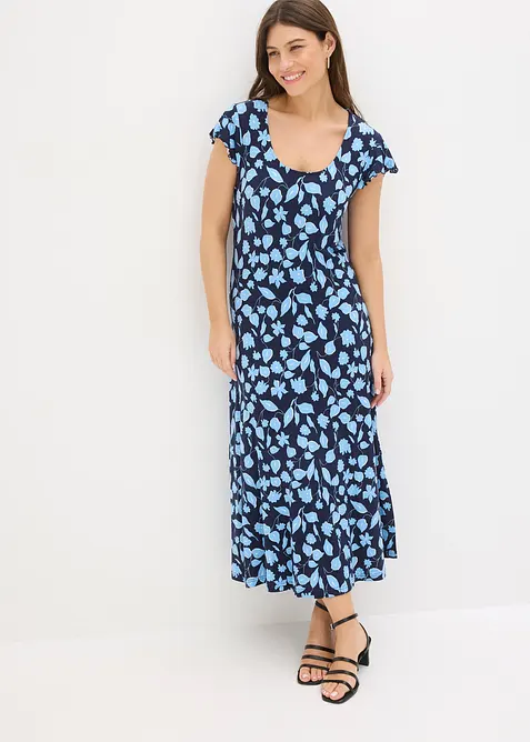 Robe imprim&eacute;e en jersey viscose, bonprix