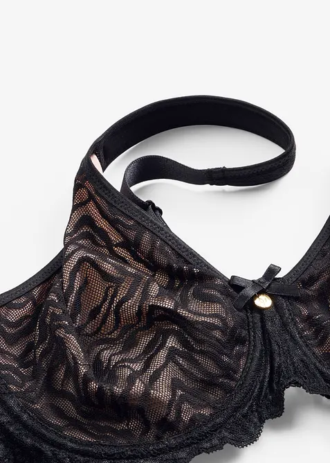 Soutien-gorge minimiseur &agrave; bretelles rembourr&eacute;es, bonprix