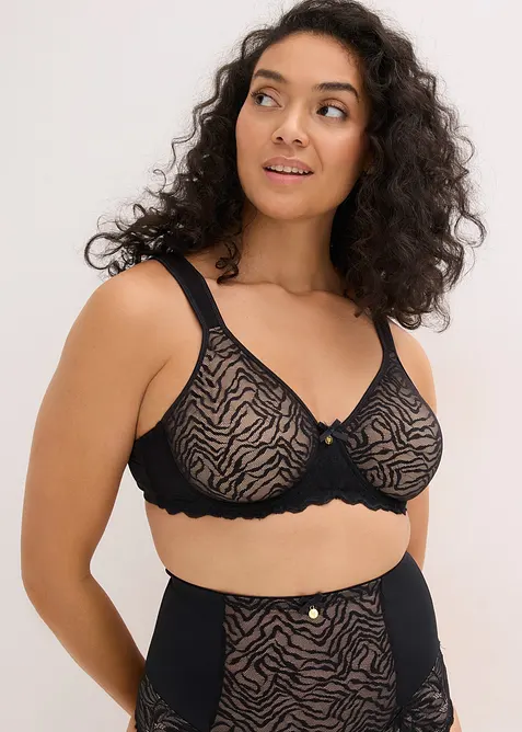 Soutien-gorge minimiseur &agrave; bretelles rembourr&eacute;es, bonprix