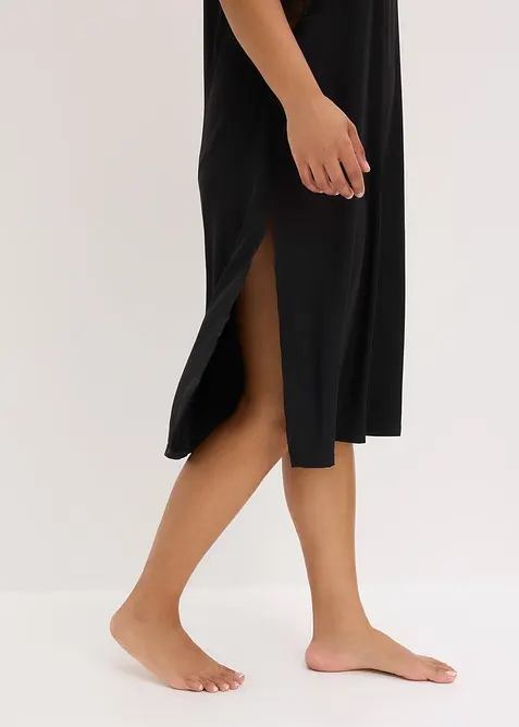 Nuisette en satin avec dentelle, bonprix