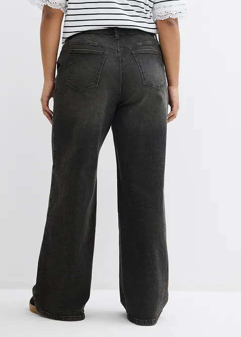 Loose Straight-Jeans, High Waist, bonprix