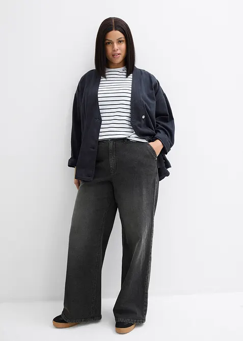 Loose Straight-Jeans, High Waist, bonprix