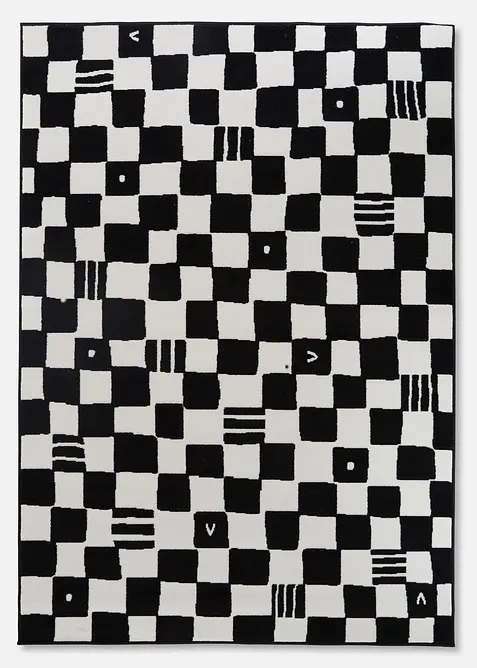 Tapis &agrave; motif graphique, bonprix